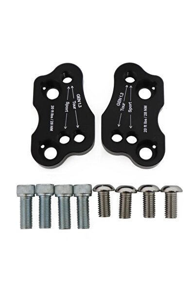 Choice black Motorcycle Accessories Handle Bar Clamp Raised Extend Handlebar ...