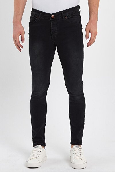 Genel Markalar ERKEK DÜĞMELİ TAŞLI SKİNNY JEANS