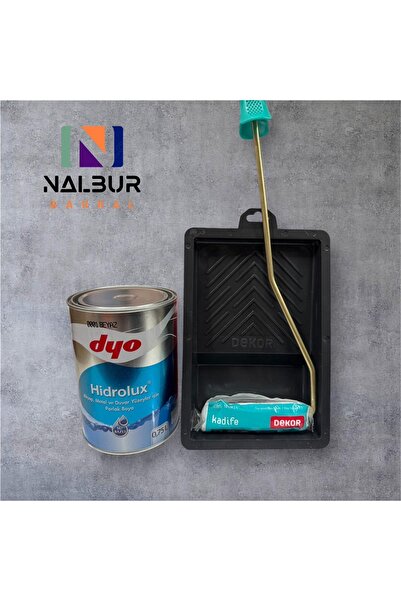 Dyo Hidrolux Ahşap Metal Ve Duvar Yüzeyler Için Parlak Beyaz Dekor Kadife Rulo Boya Kabı