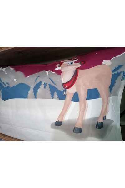 Taç Christmas Pattern Ranforce Case Pillow - 50X70 cm