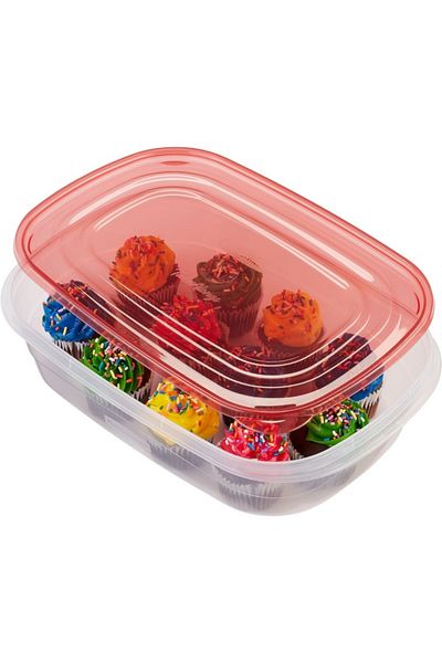RUBBERMAID 2-Piece TakeAlongs Food Storage Container Set 4quarts