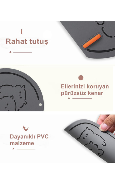 tozlupazar Banyo Mutfak Koku Giderici 1 Adet Yapışkanlı Silikon Lavabo Gider Kapatıcı Mat
