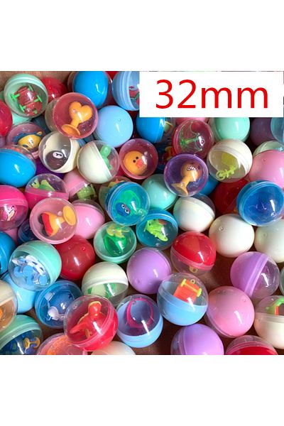 Choice3 30PCS Random 32mm Children Mini Claw Machine Toys Accessory Ball Automatic Operated Play Game Doll M