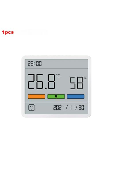 Choice 1 pcs Xiaomi DUKA Atuman LCD Electronic Digital Temperature Humidity Meter Clock Indoor Outdoor Ther
