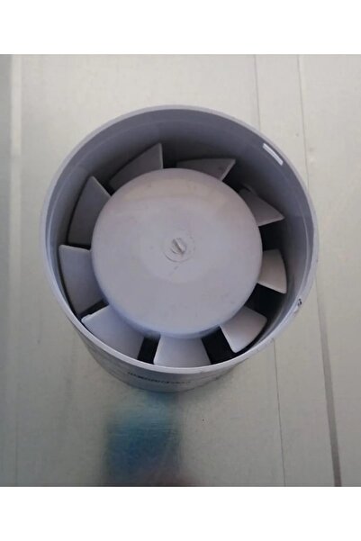 Genel Markalar Gpk12 120’lik Sessiz Kanal Tipi Fan Plastik Banyo Tuvalet Baca Aspiratörü 170m3/120'lik