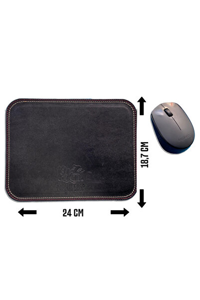 rakkun shop Quality Imported Artificial Leather 100% Handcrafted Mouse Pad Double Sided