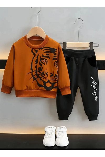 MİLANO KİDS Printed Children's Tracksuit Set