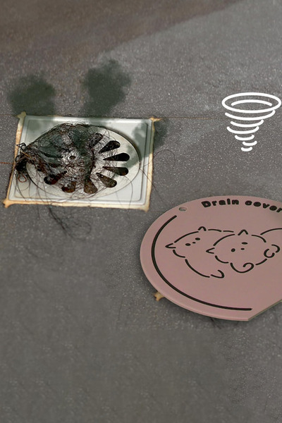 tozlupazar Banyo Mutfak Koku Giderici 1 Adet Yapışkanlı Silikon Lavabo Gider Kapatıcı Mat