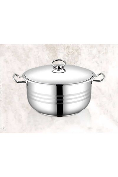 Bestinox 11.5 Lt-430 Model - 30X20 cm Deep Pot with Stainless Steel Lid