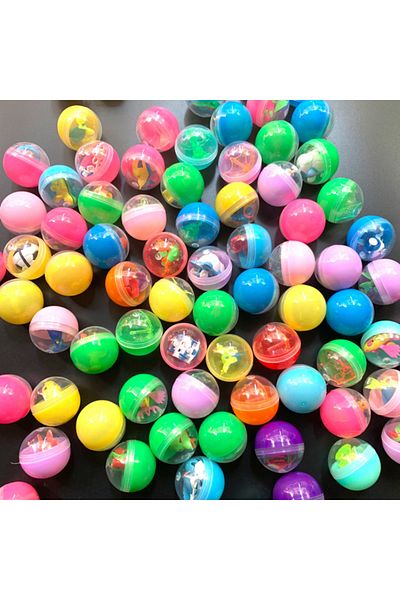 Choice3 30PCS Random 32mm Children Mini Claw Machine Toys Accessory Ball Automatic Operated Play Game Doll M