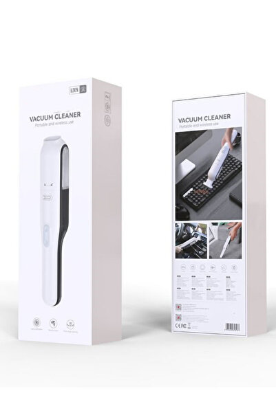 TECHNOMEN Araç Içi Temizlik Için Mini El Süpürgesi Şarj Edilebilir Tip Araba Süpürgesi Klavye Temizleme Süpürg