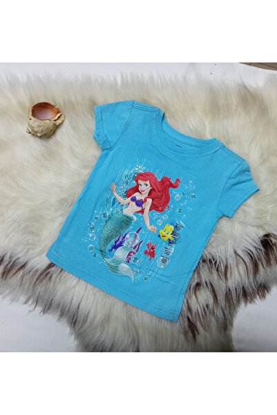 Disney Açık Mavi Deniz Kızı Tshirt