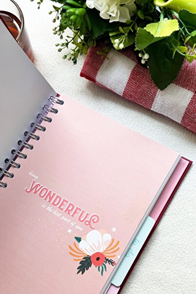 Victoria's Journals 17x24 Cm Agenda Planificator fără timp cu spirală ascunsă