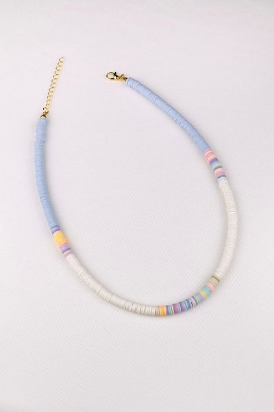 Mrs Flower New Trend Purple Rainbow Fimo Necklace