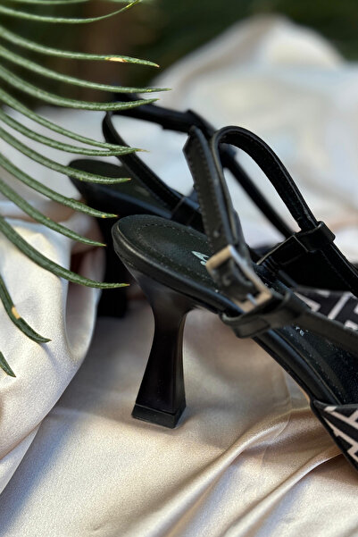 GULA Htç Kadın Desenli Topuklu Ayakkabı