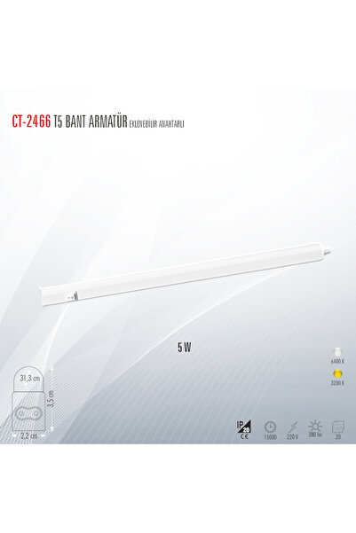 CT-2466 5W LEDLİ BANT ARMATÜR