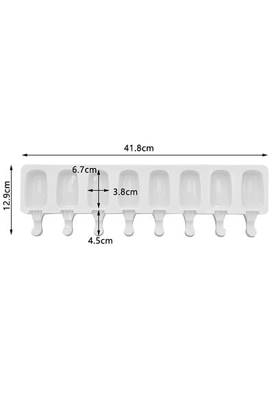 Choice 8 Holes 8/4 Hole Silicone Ice Cream Mold Magnum Silicone Mold Fruit Juice Ice Pop Cube Maker Ice Tra