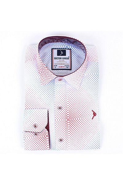 Doctor junior Long Sleeve Patterned Children's Shirt