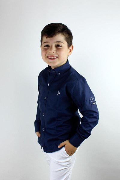 Doctor junior Риза за момче с дълъг ръкав