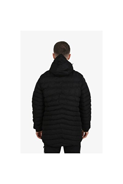 hummel Winner Erkek Siyah Kapüşonlu Mont