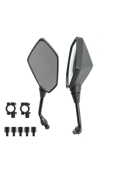 Choice مرايا جانبية سوداء اللون لسيارات بولاريس سبورتسمان 400، 450، 500، 550،...
