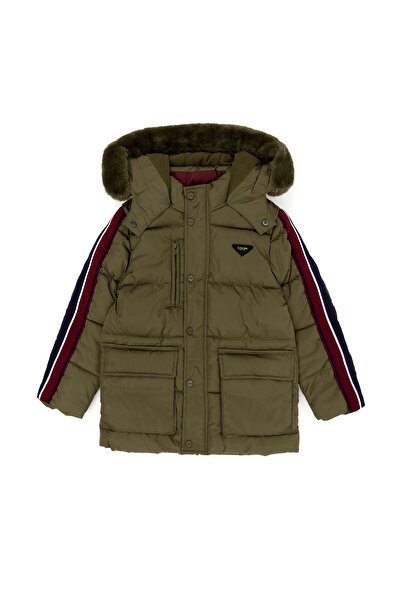 U.S. Polo Assn. Παλτό με κουκούλα για αγόρι χακί 50271503 -VR027
