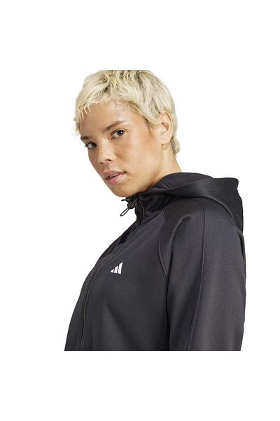 adidas Дамско черно яке с качулка Gg