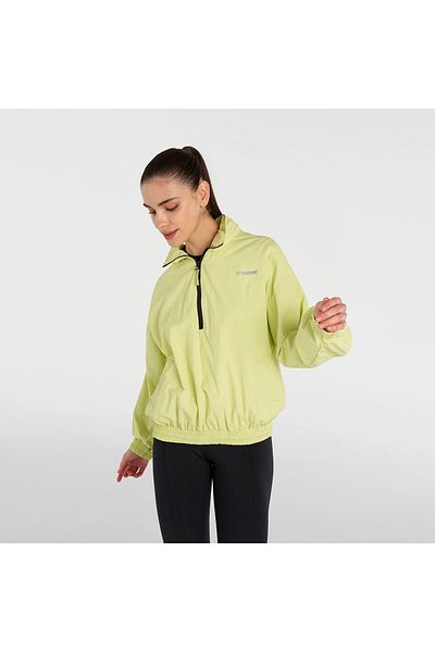 hummel Foloa Women's Yellow Hooded Raincoat