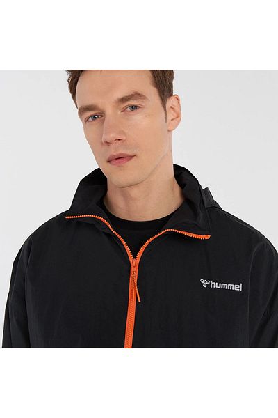 hummel Ανδρικό μαύρο αδιάβροχο Hmlfolo Zip Neck 940238 -2001