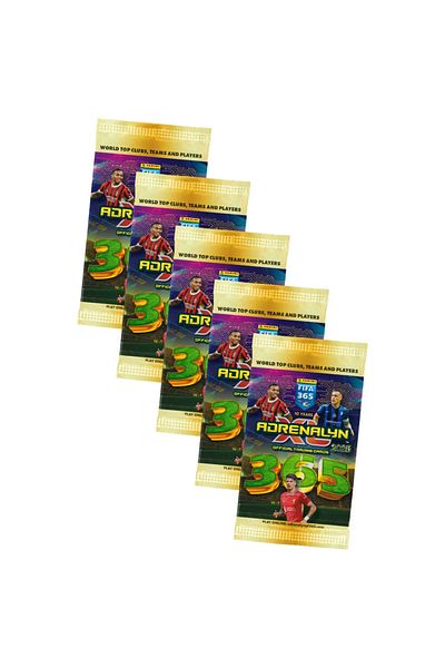 Panini Fifa 365 Adrenalynxl 2025 Booster - 5-Piece Trading Card Pack (30 Cards)