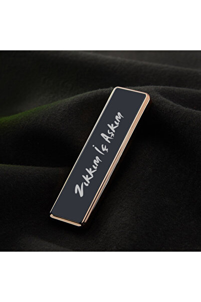Halk Kitabevi Zıkkım İç Aşkım Baskılı Elektrikli USB Çakmak