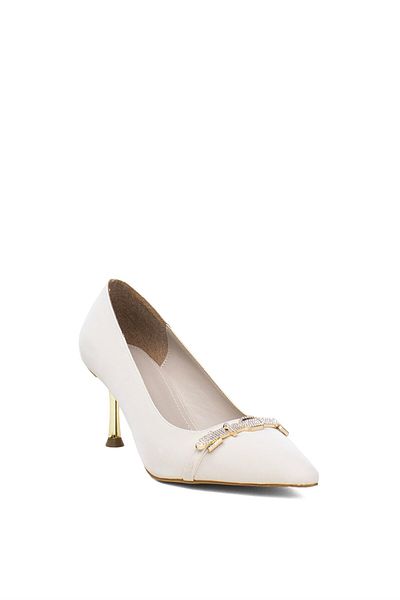 MİSS PARK MODA Miss Park Moda Pm450 K305-2 Women's Evening Dress Shoes Tan