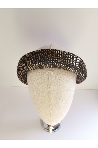 Bivalvia Accessories Coroană cu paiete aurii