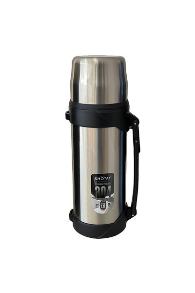 Shotay Silver Color Adventure 1200ml Outdoor Steel Thermos - St-8213G