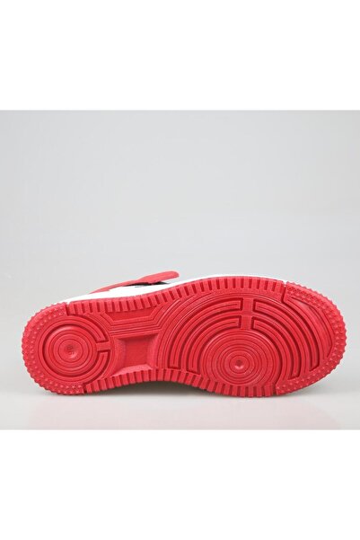 Cool Haykat Boğazlı Grs Siyah-Kırmızı Unisex Sneakers