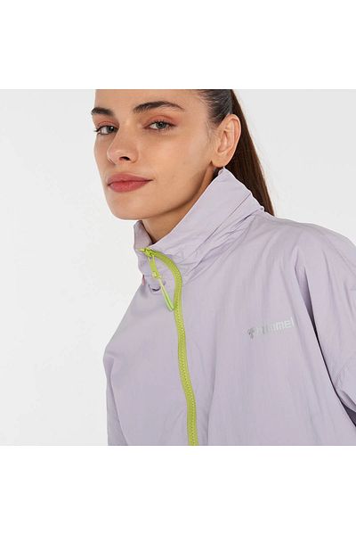 hummel Foloa Women's Purple Hooded Raincoat