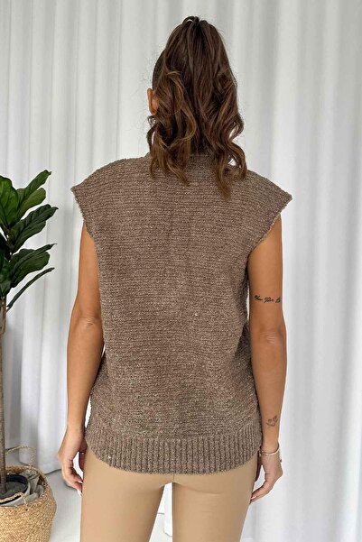 Mine Tan Butik Теди жилетка - норка