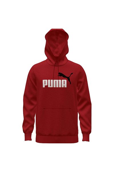Puma Ανδρικό μπουφάν με κουκούλα Ess 2 Col Big Logo Claret Red