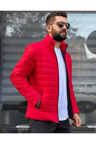 mypagebutik Honormen Men's Lined Coat Jacket Waterproof Waterproof