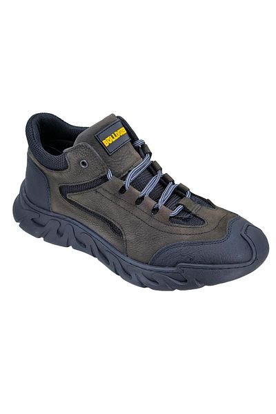Bulldozer Anthracite Nubuck Leather Outdoor Boots - 250053