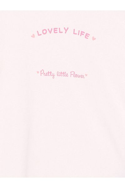 LC Waikiki Κοριτσίστικο T-Shirt με λαιμόκοψη