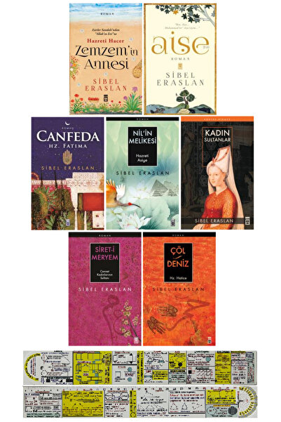 Timaş Yayınları Sibel Eraslan 7 Kitap Set / Zemzemin Annesi-Çöl Deniz-Sireti Meryem-Canfeda-Nilin Melikesi-Aişe