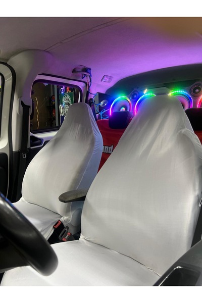 Kup10 BEYAZ UNİVERSAL SERVİS KILIFI ARAÇ İÇİ KOLTUK KILIFI