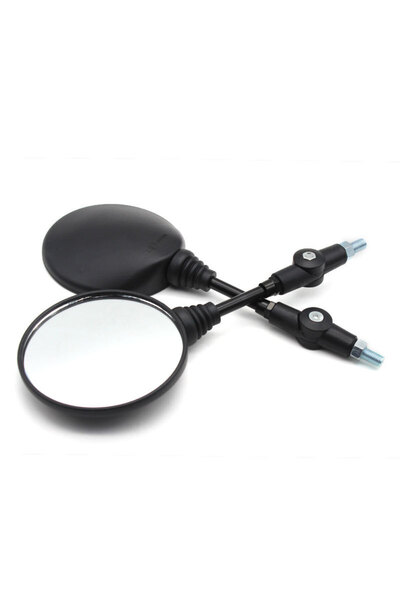 Choice As Shown 2pcs Foldable Round 10MM Scooter Rear Mirror for KTM Mirror M...
