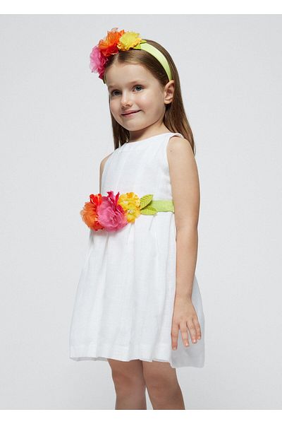 MAYORAL Flower Patterned Girl's Dress