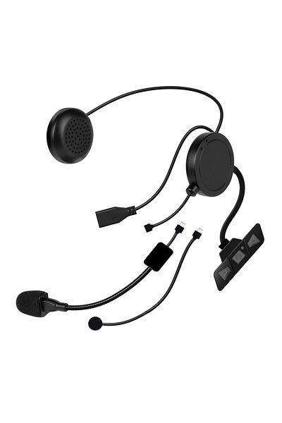 Choice Blue Bluetooth 5.2 Motorcycle Helmet Headset Wireless Handsfree Stereo Music Player Moto Headphone N