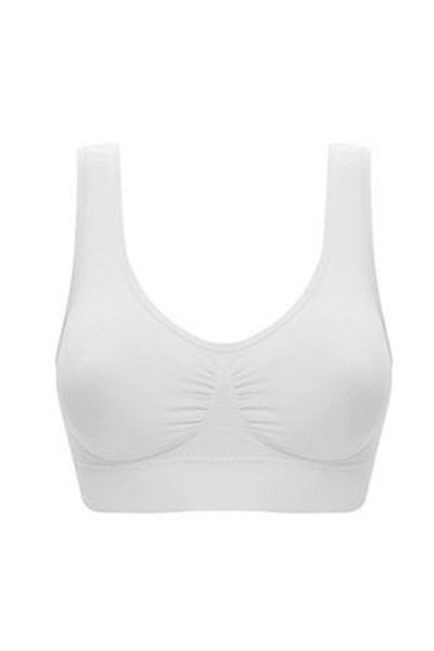 BESKAR White Seamless Women's Padded Bra Corset 704
