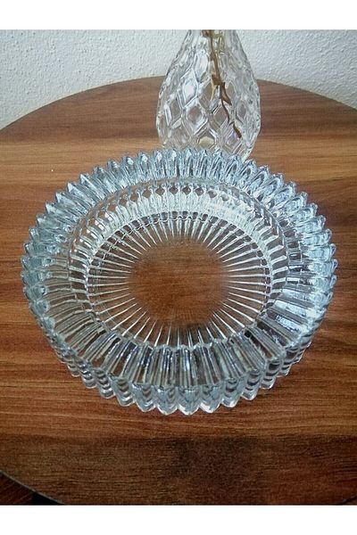Axe Tools Round Crystal Heavy Cigar Ashtray to Office Desk 14 cm Boss Ashtray Axe1-4H89