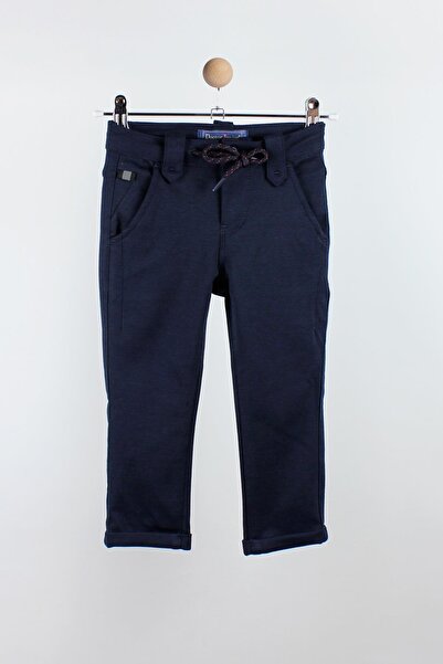 Doctor junior Boy's Drawstring Waist Knitted Trousers Navy Blue