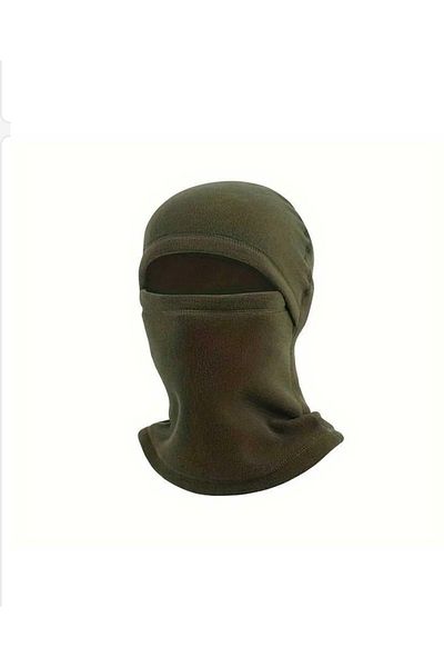 fethi mekik Inside and Outside Fleece Thick Winter Snow Mask